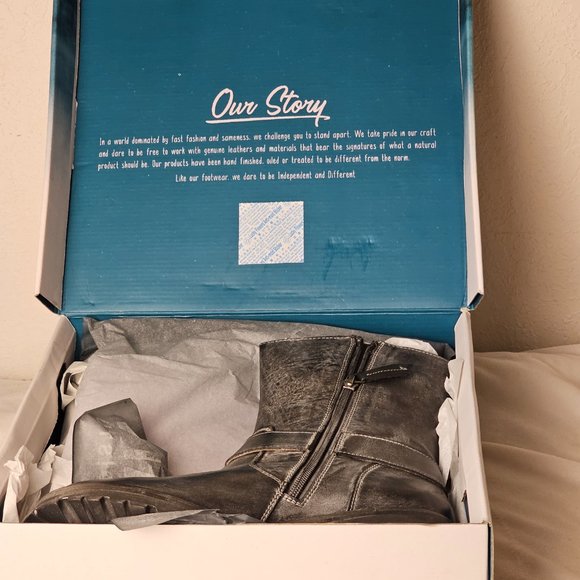 ROAN BY BED STU WOMEN'S EMERSON WESTERN BOOTIES - ROUND TOE  Size 9 NWT - Picture 9 of 10